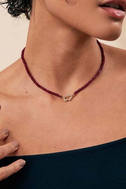 Colar Puissance Rouge