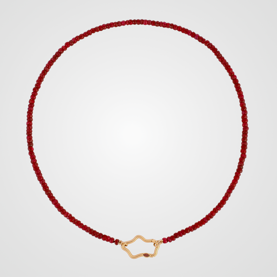 Colar Puissance Rouge